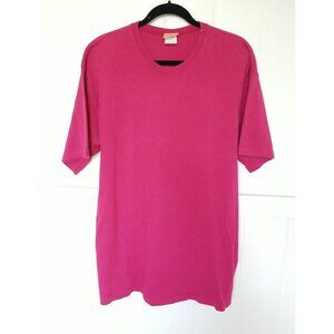 Vintage LL Bean T-Shirt Made in USA Single-Stitch Mens L Red Cotton Short Sleeve